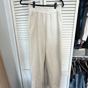 Nasty Gal - White Sweatpants